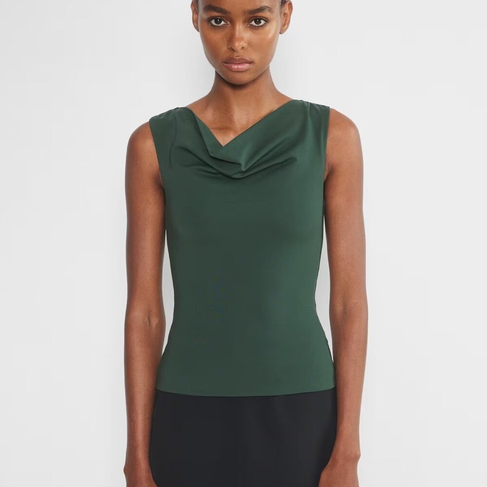 -- SOLD -- Aritzia Contour Earthen Top, Size XS, Color: Green, NWOT
